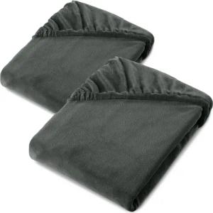 aqua-textil Spannbettlaken Feelwell Spannbettlaken Fleece 2erSet
