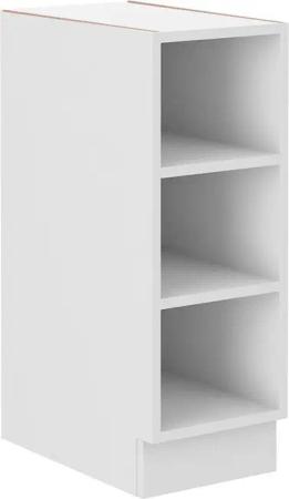 Küchen-Preisbombe Unterschrank Regal 30 cm Weiß