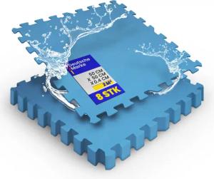 Bestlivings Pool-Bodenschutzfliese Pool-Bodenschutzmatte, 8-St., (50x50x0,4 cm)