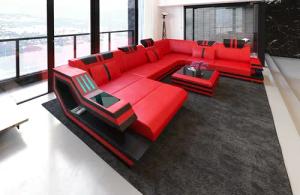 Sofa Dreams Wohnlandschaft Sofa Leder Ledercouch