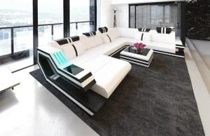 Sofa Dreams Wohnlandschaft Sofa Leder Ledercouch