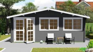 Finn Art Blockhaus Gartenhaus Norwegen 52