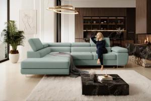 NEXT COLLECTION Ecksofa Wild, Verstellbare Kopfstützen,