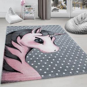 Carpettex Kinderteppich Einhorn-Design, Läufer, Höhe: 11