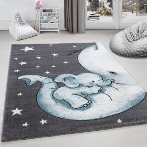 Carpettex Kinderteppich Elefant-Design, Läufer, Höhe: 11