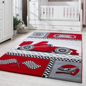 Carpettex Kinderteppich Rennwagen, Läufer, Höhe: 11