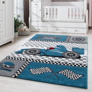 Carpettex Kinderteppich Rennwagen, Läufer, Höhe: 11