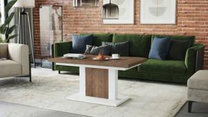designimpex Couchtisch Design Couchtisch Orion stufenlos