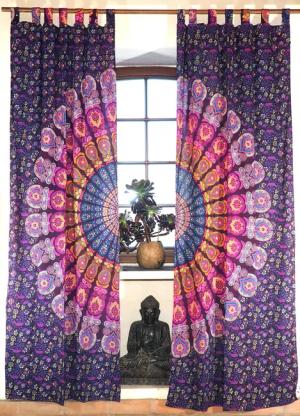 Guru-Shop Vorhang Boho Vorhänge, Gardine (1