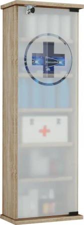 VCM Medizinschrank Medizinschrank Arzneischrank Gusal abschließbar