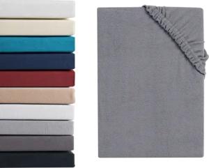 Hometex Premium Textiles Spannbettlaken aus Mikroflausch