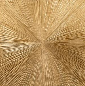 ArtUniverse Gemälde Goldene Sonnenstrahlen 100x100 cm,