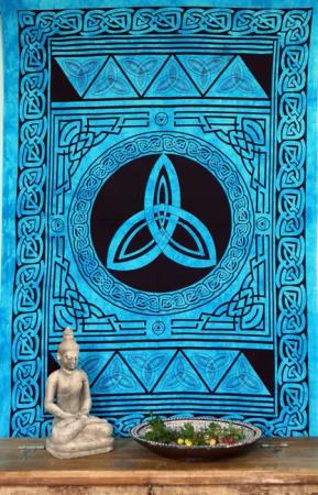 Guru-Shop Tagesdecke Boho-Style Wandbehang, indische Tagesdecke