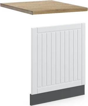 Vicco Frontblende Fame-Line, Weiß Landhaus/Anthrazit, 60