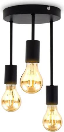 B.K.Licht Deckenleuchte Retro Deckenleuchte E27 Fassung