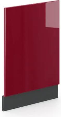 Vicco Frontblende Fame-Line, Bordeaux Hochglanz/Anthrazit, 45