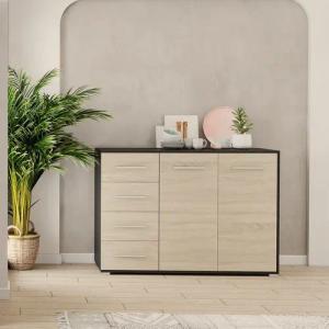 MOEBLO Kommode KOM001 (Kommode Sideboard Schubladenkommode,