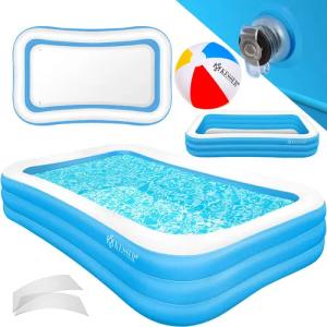 KESSER Schwimmbecken, Aufblasbarer Pool Familienpool für