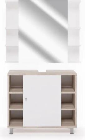 Vicco Badmöbel-Set Fynn, Sonoma, 2 Teile,