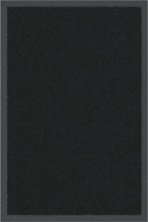 vidaXL Fußmatte Fußmatte Schwarz 40x60 cm,