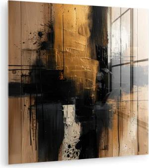 MuchoWow Acrylglasbild Modern - Schwarz -
