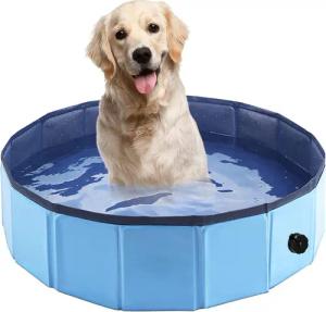 BlingBin Hundepool Ø80/120/160cm Tragbare Hundebadewanne, Faltbare