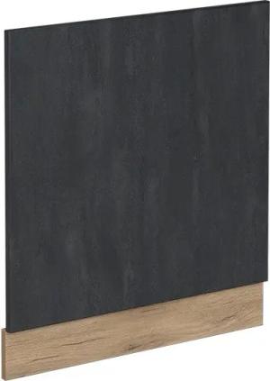 Vicco Frontblende R-Line, Schwarz Beton/Goldkraft Eiche,