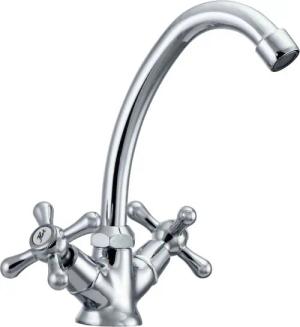 Hydroland Waschtischarmatur Retro Zweigriff Waschbeckenarmatur, Bad