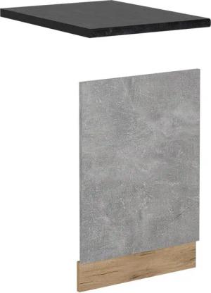 Vicco Frontblende R-Line, Beton/Goldkraft Eiche, 45