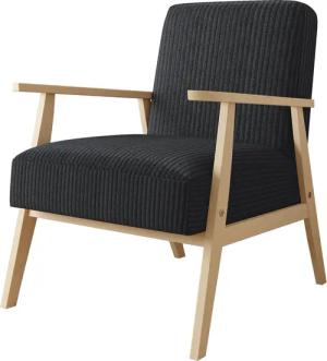 MIRJAN24 Sessel Retro Cord (mit Wellenfeder),