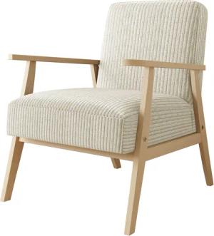 MIRJAN24 Sessel Retro Cord (mit Wellenfeder),