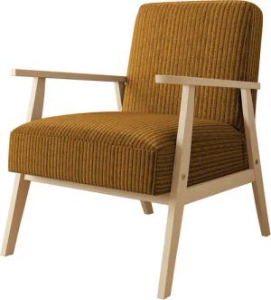 MIRJAN24 Sessel Retro Cord (mit Wellenfeder),