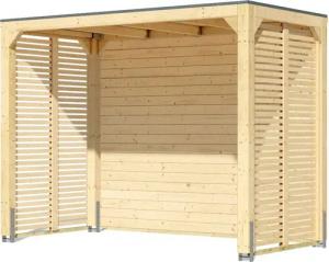 Karibu Gartenhaus Robuster Pavillon aus Leimholz