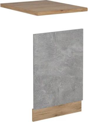 Vicco Frontblende R-Line, Beton/Goldkraft Eiche, 45