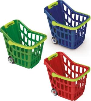 Siva Spiel-Einkaufswagen 20209 Einkaufstrolley 2in1, 3fach
