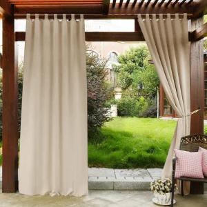 Qelus Outdoorvorhang Blickdicht Vorhang Outdoor Wasserdicht