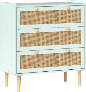 HOMCOM Kommode Beistellschrank mit 3 Schubladen,