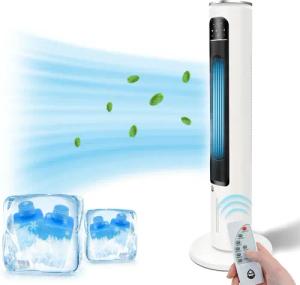 Gotagee Ventilatorkombigerät Kaltluftventilator Säulenventilator Turmventilator Wasserkuehlung