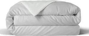 twenty:three® Bettbezug Lyocell Deckenbezug Gray-White, Atmungsaktiv,