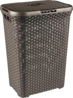 Curver Wäschekorb, Wäschekorb Natural Style 60L