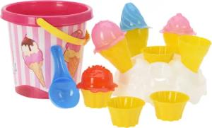 Koopman Sandform-Set Bunt, (15-tlg), Sandspielzeug, Rosa