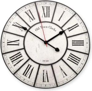 K&L Wall Art Wanduhr Römische Ziffern