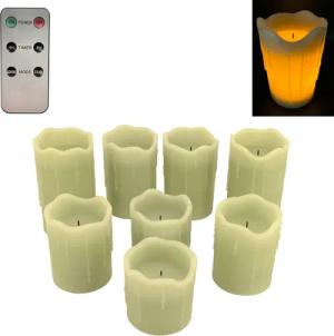Online-Fuchs LED-Kerze 8er Set LED Kerzen