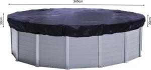Quick Star Pool-Abdeckplane Solar Poolabdeckung Rund
