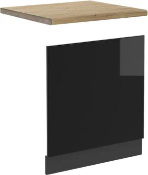 Vicco Frontblende R-Line, Schwarz Hochglanz/Anthrazit, 60