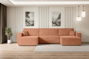 ALTDECOR Wohnlandschaft CELTIC-XLU, Couch mit Schlaffunktion,