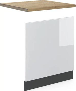 Vicco Frontblende R-Line, Weiß Hochglanz/Anthrazit, 60