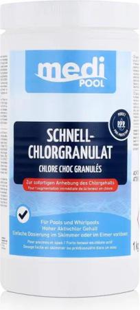 mediPOOL Poolpflege mediPOOL Schnell-Chlorgranulat 1kg -