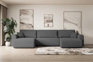 ALTDECOR Wohnlandschaft ORRO-U, Couch mit Schlaffunktion,