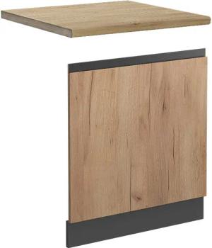 Vicco Frontblende R-Line, Goldkraft Eiche/Anthrazit, 60